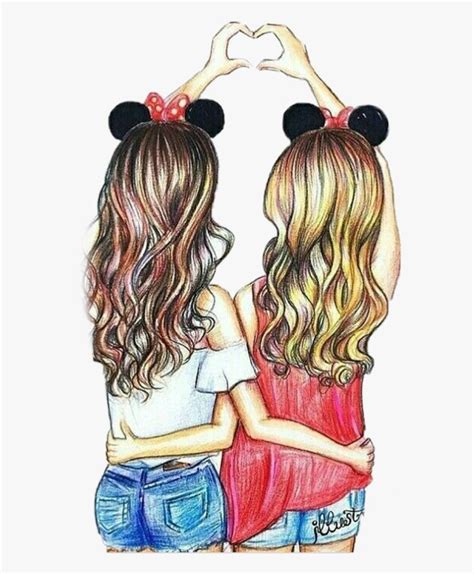 Download and share #bff #bf #best #friend #friends #tumblr #miglioreamica - Drawing Best Friend ...