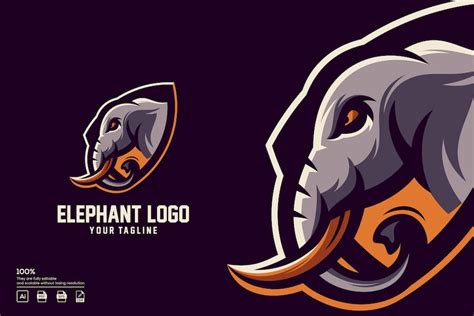 elephant logo design by albert_kalingga on Envato Elements