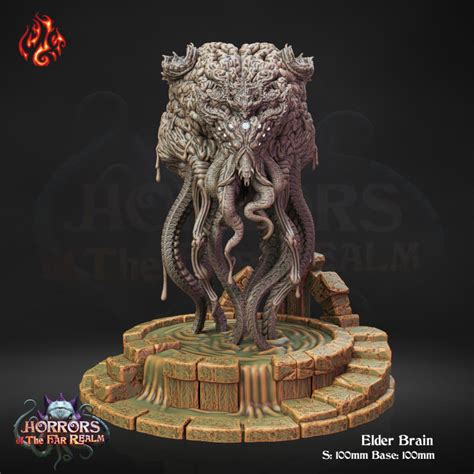 3D Printable Elder Brain by Crippled God Foundry