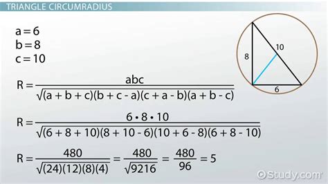 Circumradius Definition, Formula & Examples - Video | Study.com