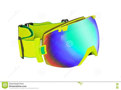 Ski or snowboard goggle stock image. Image of equipment - 76075833