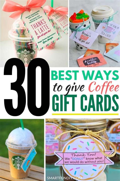 39 Unique Fun Coffee Gift Card Ideas to Make