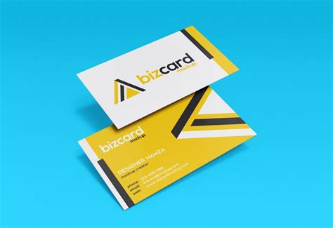 Premium Business Card Mockup Free PSD – GraphicsFamily
