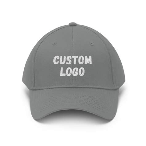 Custom Logo Hat, Embroidered Hat Logo, Twill Cap, Company Logo Gifts ...