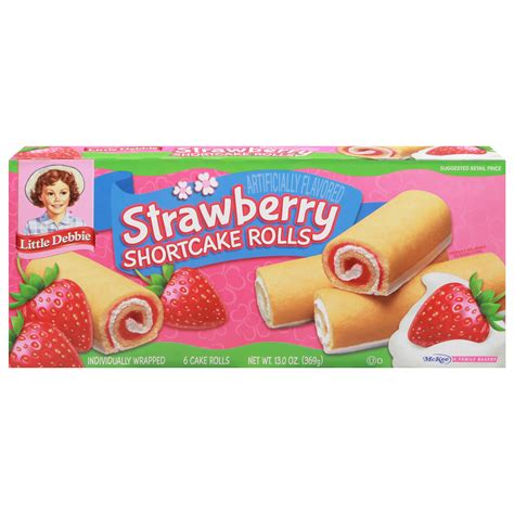 Little Debbie Strawberry Shortcake Rolls - Shop Snack Cakes at H-E-B