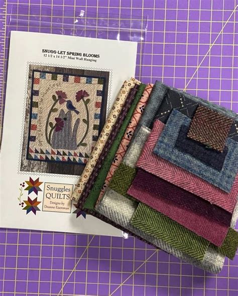 Wool Quilt Pattern Kits! | Wool quilts patterns, Wool applique patterns, Wool quilts