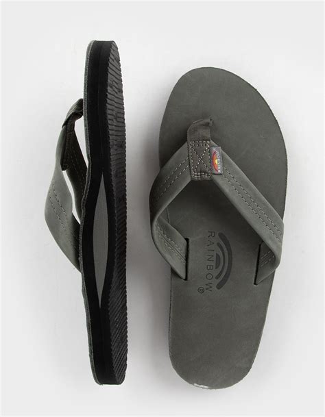 RAINBOW Premier Leather Mens Sandals - LIGHT GRAY | Tillys