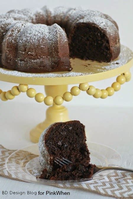 Delicious Triple Chocolate Bundt Cake - PinkWhen