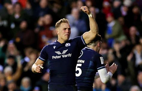 Scotland 30-21 England: Duhan van der Merwe scores hat-trick in fourth straight Calcutta Cup win ...