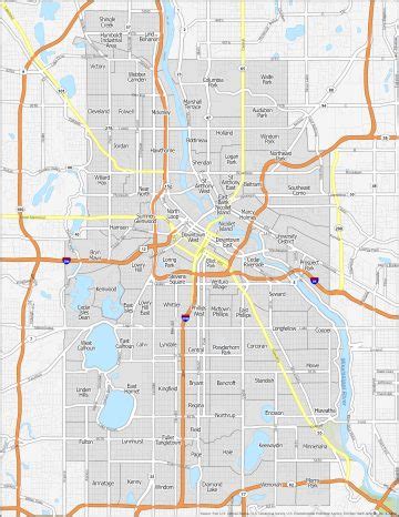 Minneapolis Neighborhood Map - GIS Geography