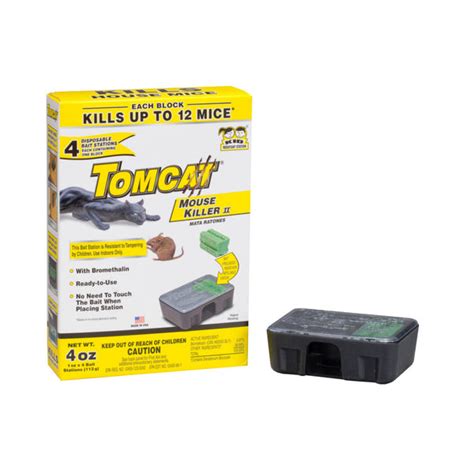 Tomcat Mouse Killer II Disposable 4 Pack - VPSI