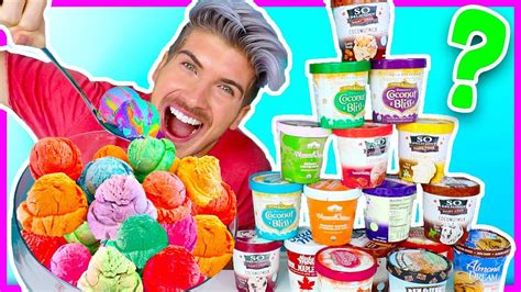 MIXING EVERY ICE CREAM FLAVOR TOGETHER! - YouTube