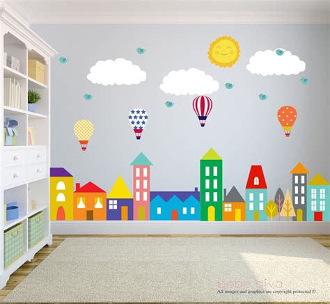 City Wall Decals Wall Decals Nursery Baby Wall Decal Kids