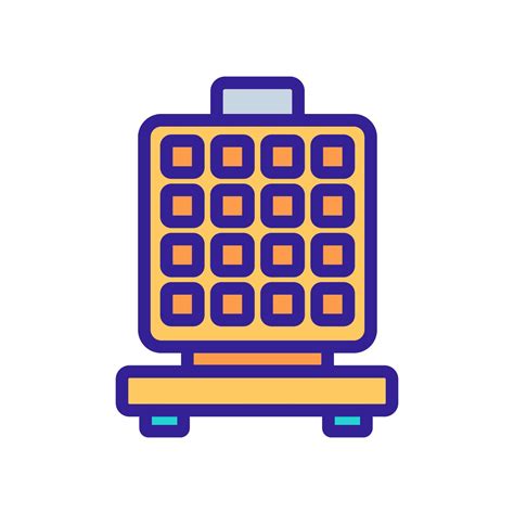 waffle iron icon vector outline illustration 10300855 Vector Art at Vecteezy