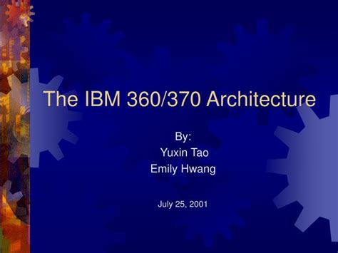 PPT - The IBM 360/370 Architecture PowerPoint Presentation, free ...