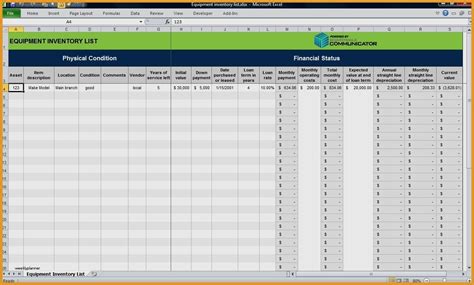 Asset Inventory Management Excel Template — db-excel.com