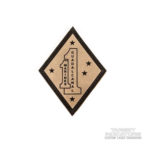 1st Marine Regiment Laser Engraved Patch - Target Indicators