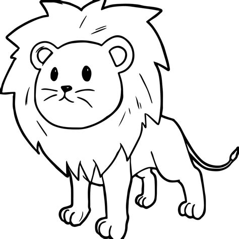 Lion Cartoon Drawing at GetDrawings | Free download