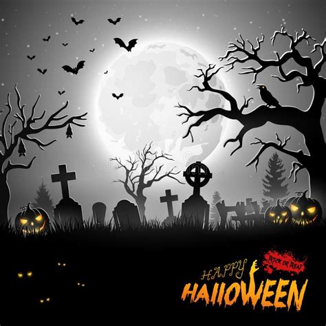 Halloween Party Background stock vector. Illustration of haunted - 111537783