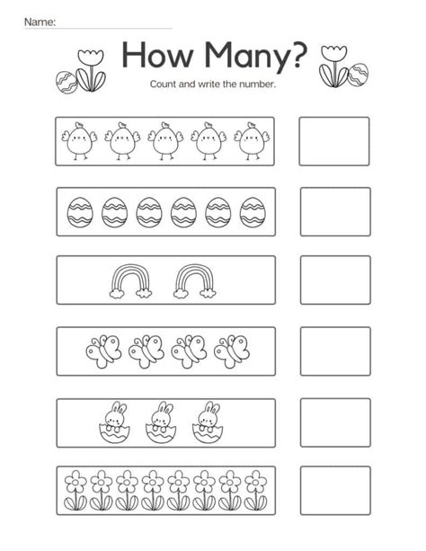 Easter Math Worksheets-Fun and Free!