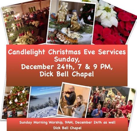 Christmas Eve Services 2023 - At Chapel & via Zoom at 7 and 9 pm ...