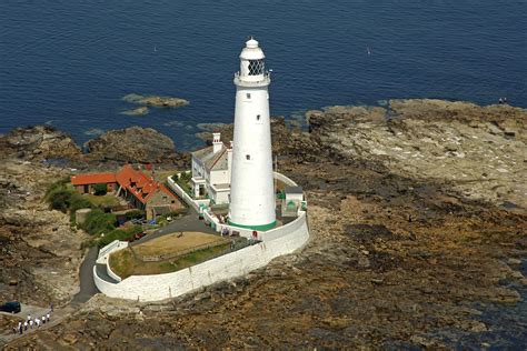 St Marys Lighthouse in Whitley Bay, GB, United Kingdom - lighthouse ...