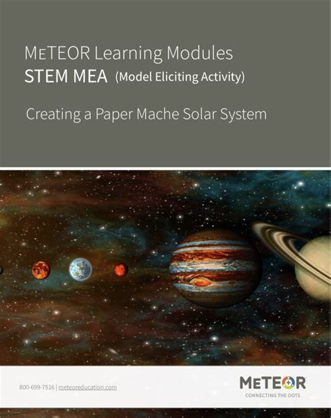 3rd Creating a Paper Mache Solar System | Meteor Education