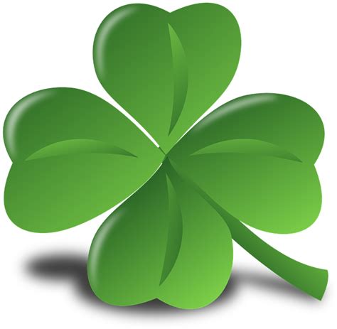 Four-Leaf Clover Luck - Free vector graphic on Pixabay