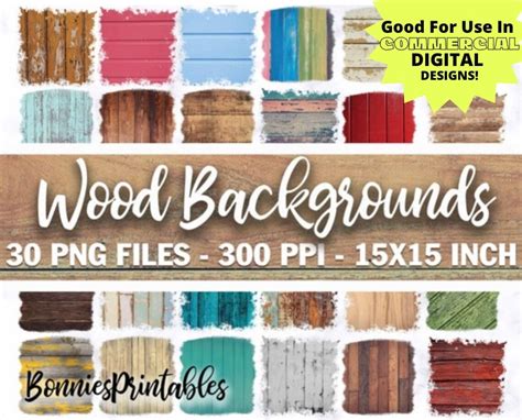 Wood Sublimation Backgrounds, Wood Backgrounds, Printable, Wood Files ...