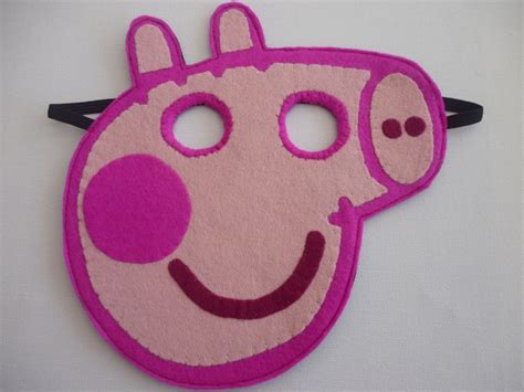 Felt Peppa Pig mask/toy/dress up/costume for children. £8.00, via Etsy ...