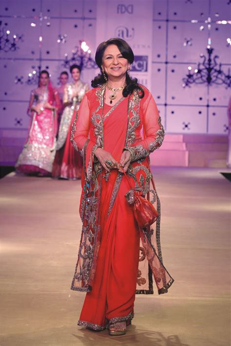 Delhi Couture Week:Sharmila Tagore lit up the runway walking for designer duo Ashima & Leena ...