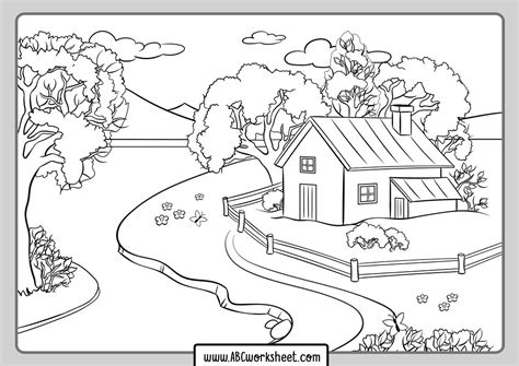 Coloring Book Landscapes