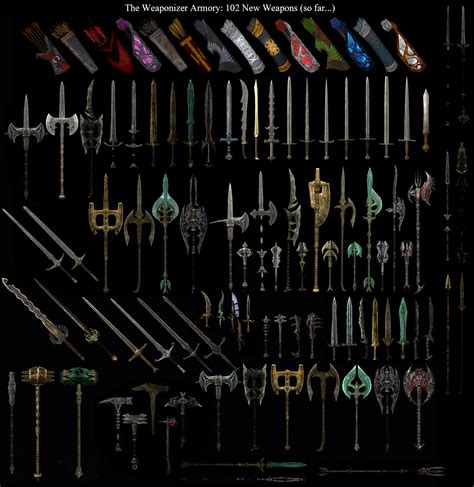 WEAPONIZER Weapons Set at Skyrim Nexus - mods and community