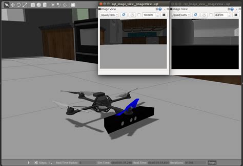 ROS Integration - Quadrotor Model Dynamics & Sensor Simulation