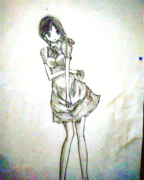Free stock photo of anime, girl, sketch