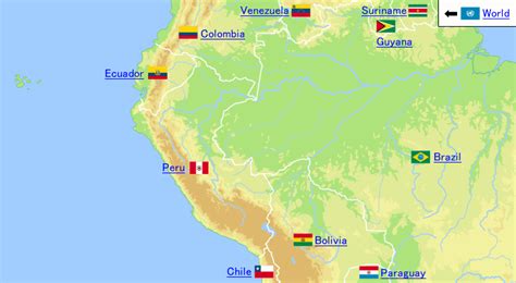 Peru Climate Map