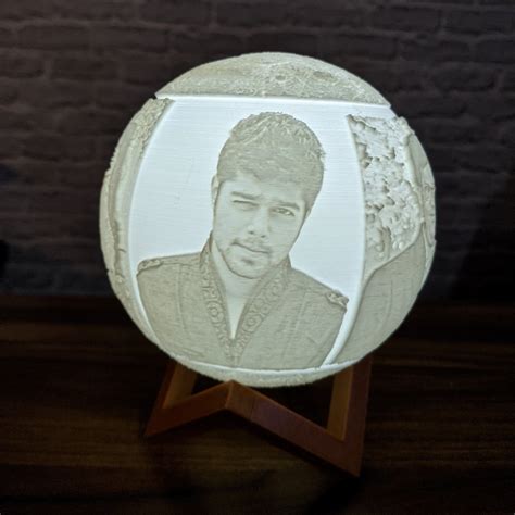 Table Top Warm White Custom Moon Lamp, For Multi Purpose at Rs 1599/piece in Mumbai
