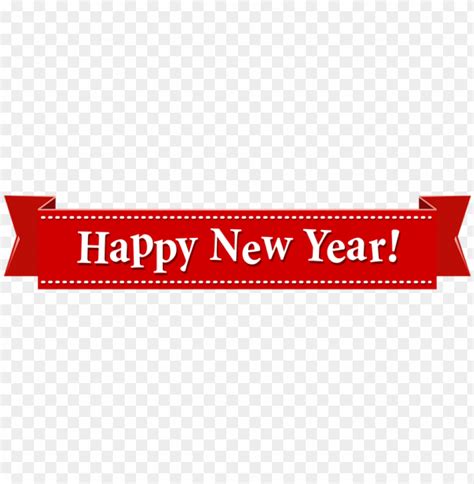 Happy New Year Banner Transparentimage PNG Image With Transparent ...