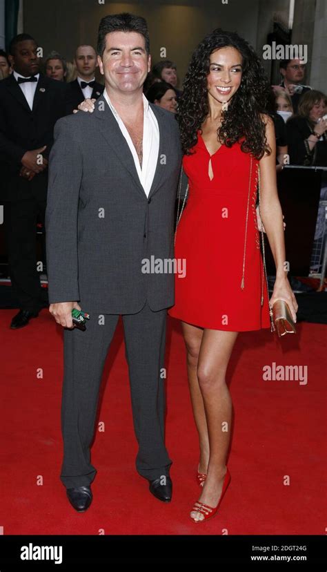 Simon Cowell and girlfriend Terri Seymour arriving Stock Photo - Alamy