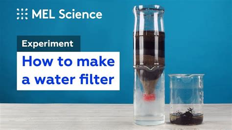 How to make a water filter with sand and charcoal (DIY experiment ...