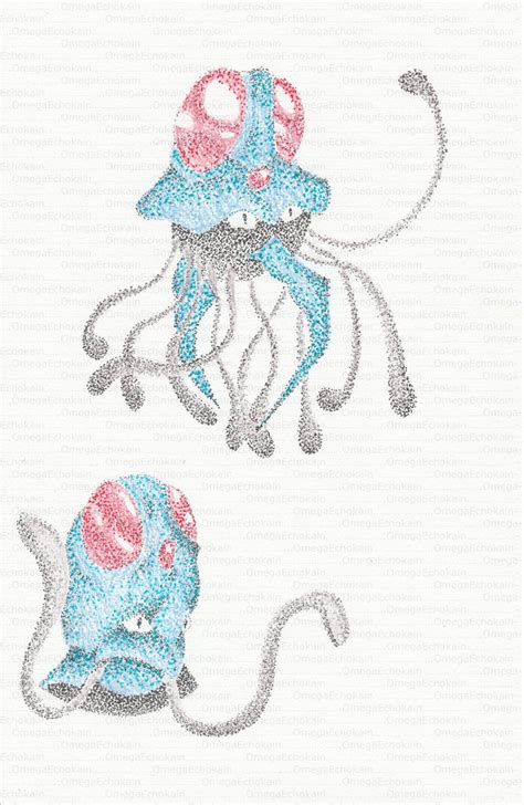 Tentacool Evolution by OmegaEchokain on DeviantArt