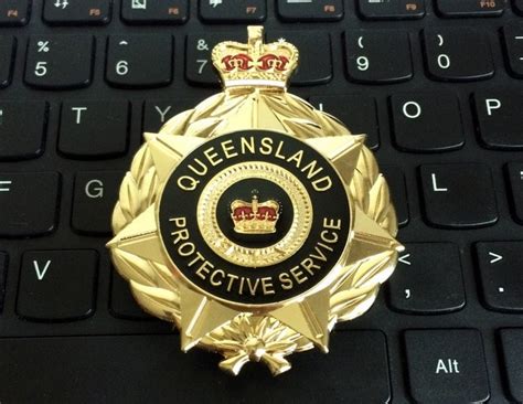 Australian Queensland Police Badge Protective Service