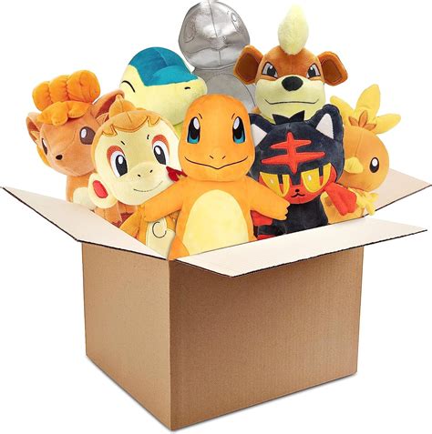 Pokemon 8" Fire Type Plush Assorted Blind Box, 3-Pack Charmander Plushies for Kids 2+ - Walmart.com