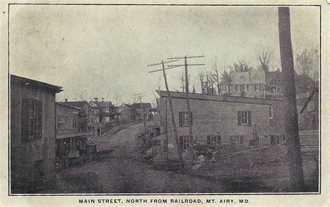 Main Street, Mt. Airy, Maryland, Postcard, Circa 1910 | Main street ...