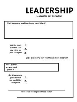 Results for leadership worksheets | TPT