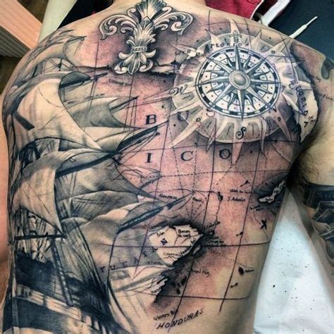 29+ Ideas For Tattoo Sleeve Pirate Treasure Maps in 2020 | Map tattoos, Pirate map tattoo sleeve ...