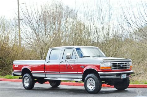 1994 FORD F350 CREW CAB 4X4 XLT LONG BED 7.3L DIESEL 108K MILES!!! - Classic Ford F-350 1994 for ...