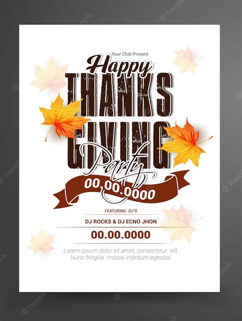 Premium Vector | Vector illustration thanksgiving greeting card with leaves, pumpkin and wood ...