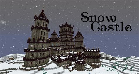 Minecraft Timelapse - Snow Castle Minecraft Map