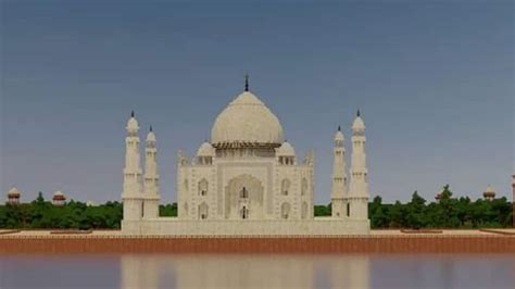 Minecraft builders recreate Taj Mahal! Check other iconic places inside game | News | Zee News